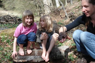 Im Wald spielen